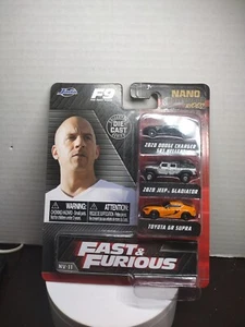 "FAST & FURIOUS 9"" 2021 3-TEILIGES SET ""NANO HOLLYWOOD RIDES"" DRUCKGUSSAUTOS JADA 32481" - Bild 1 von 6