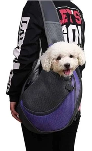Pet Puppy Dog Carrier Travel Shoulder Bag Mesh Sling Carry - Picture 1 of 4