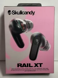 *NEW* SkullCandy True Wireless Air Buds “Rail XT” Skull iQ (Black) - Picture 1 of 4