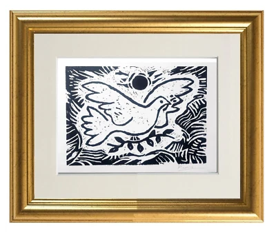 Pablo Picasso Original linocut hand signed printed from original block - image 1 of 4