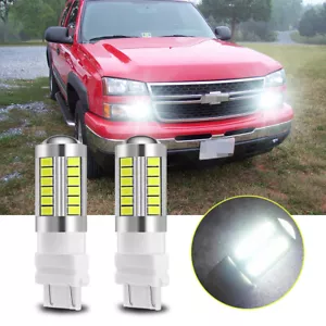 3157 LED White Daytime Running Light Bulb DRL for Chevy Silverado 1500 2000-2007 - Picture 1 of 11