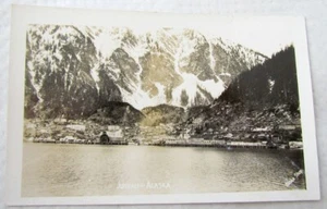 1934 VINTAGE RPPC REAL PHOTO POSTCARD - JUNEAU CITY ALASKA - Picture 1 of 2