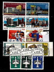 DDR 1982: Posten/Lot, 5 sauber gestempelte kplt. Ausgaben, einwandfrei, s.Bild 3 - Bild 1 von 1