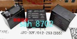 5 PZ NUOVO HF JZC-32F 012-ZS3 Relè 12V 3A 12VDC 5 pin - Foto 1 di 2