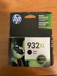 2 NEUE HP #932XL & 932 schwarze Tintenpatronen ungeöffnete Kartons Ablaufdatum 2020 - Bild 1 von 4