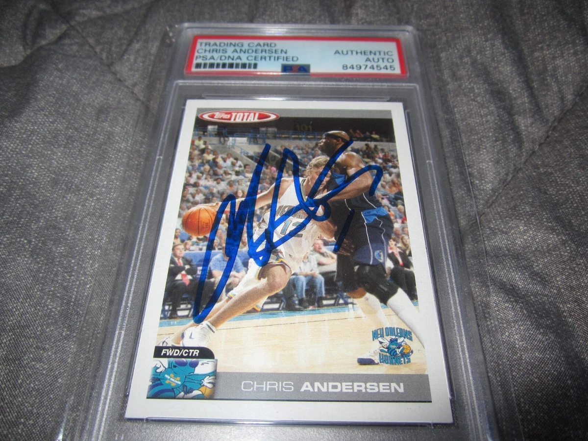 NBAカード　Chris Andersen select 99シリ NBAカード Chris Andersen select 99シリ Chris Andersen Autographed