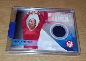 2016 Topps equipo olímpico de Estados Unidos Aly Raisman tarjeta reliquia #usotr-ar $$$ - Imagen 1 de 2