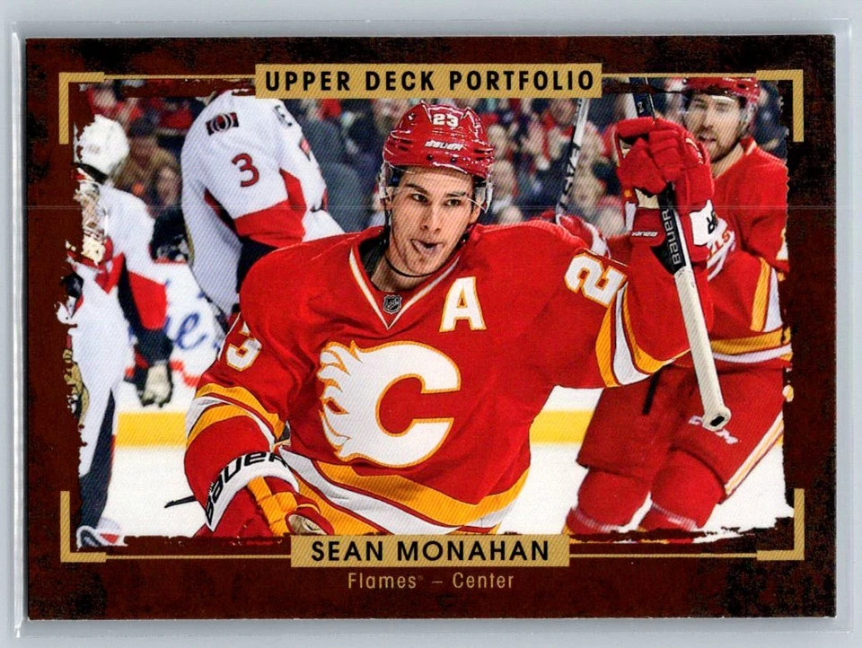 2015 Upper Deck Portfolio #176 Sean Monahan Calgary Flames - Image 1 of 2