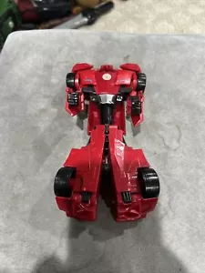 Transformers Robots In Disguise 2015 - 3-Step Changer - Sideswipe Red Car - 9" - Picture 1 of 2