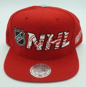 NHL Detroit Red Wings Mitchell & Ness Adult Adjustable Fit Cap Hat M&N NEW! - Picture 1 of 4