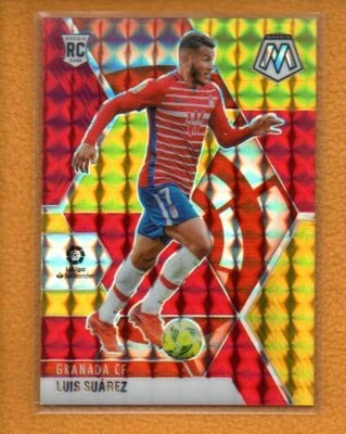 Luis Suarez 2020-21 Panini Mosaic La Liga SC Choice Red & Gold Prizm RC #5 /88 - Image 1 of 4