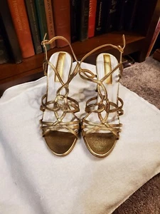 Franco Sarto Harley Damen Absätze GOLD-UVP $ 140 - GRÖSSE 8,5 PROM BEREIT! - Bild 1 von 4