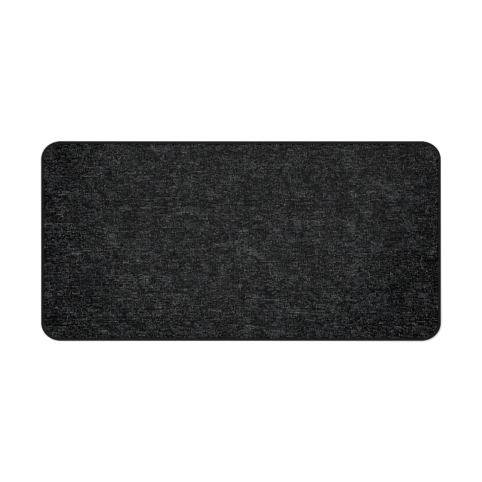 Stylish Black Static Desk Mat for Home Office, Gaming, Work, Writing, Gifts - Image 1 of 1