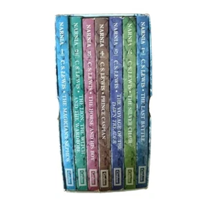 THE CHRONICLES OF NARNIA set of 7 by Lewis, C.S. Book Grafton BOX SET 2002/03 GC - Bild 1 von 7