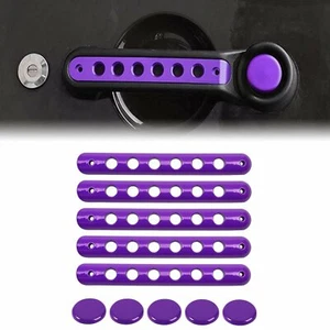Purple Grab Handle Insert Cover Button Knob Trim for Jeep Wrangler JK 2007-2017 - Foto 1 di 8