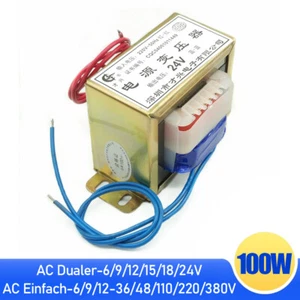 100W/VA Trafo Transformator Netztrafo 220V/380V bis 6-380V Einzel/Dualer Ausgang - Bild 1 von 11