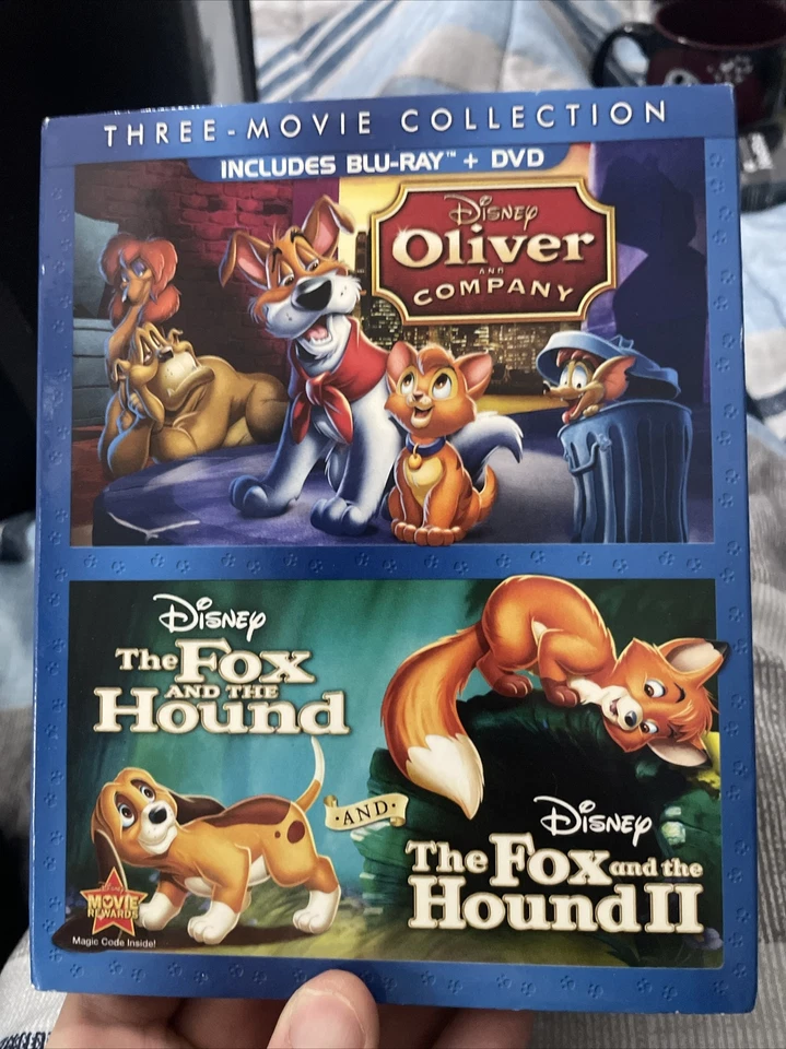 Disney Oliver and Company / The Fox & The Hound I & II (Blu-ray/DVD & Slipcover) - Image 1 of 1