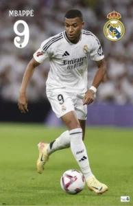 Kylian Mbappe #9  Soccer Wall Vinyl Decal Poster Print Removable Adhesive Back - Picture 1 of 3