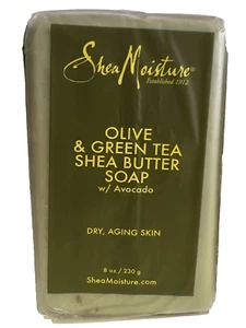 Shea Moisture Olive & Green Tea Shea Butter Soap w/ Avocado 8 oz. (1 Bar) - Picture 1 of 2