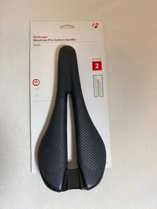 NEU! Bontrager Montrose Pro Carbon Sattel 128mm schwarz, 7x10 Carbonschienen 167g - Bild 1 von 2