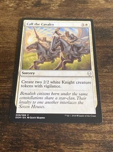 Call the Cavalry 9/269 Dominaria Magic the Gathering MTG B10721* - Picture 1 of 1