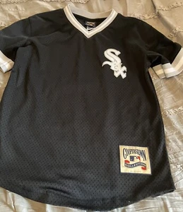 Camiseta deportiva cosida estilo juvenil de béisbol MLB de los Chicago White Sox COOPERSTOWN - Imagen 1 de 2