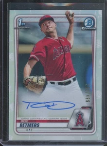 2020 Bowman Chrome REID DETMERS #CDA-RD 1st Prospect Refractor Auto /499 Angels - Picture 1 of 2