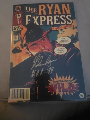 Impresión artística Pop Fly Pop Shop The Ryan Express Nolan Ryan autografiada inscrita  Foto 1 de 3