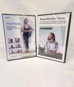 Better Me Wall Pilates & Bonus Nutrition Course DVDs Equipment-Free Workouts - Picture 1 of 5