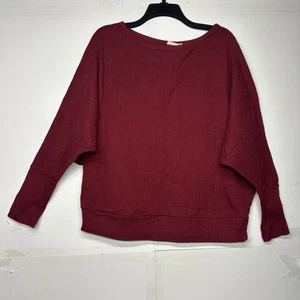 Reb In J. Suéter 220 Para Mujer Manga Dolman Cuello Barco Granate Rojo Talla XL - Imagen 1 de 7