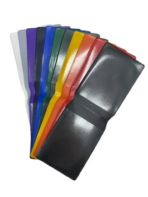 LANSDALE PVC Oyster Card Wallet – UK Made – 2 Pocket Travel Pass/ID Holder