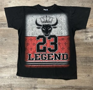 Vintage Chicago Bulls Michael Jordan 23 Legend Phat Doc T-Shirt. Size Large - Picture 1 of 9