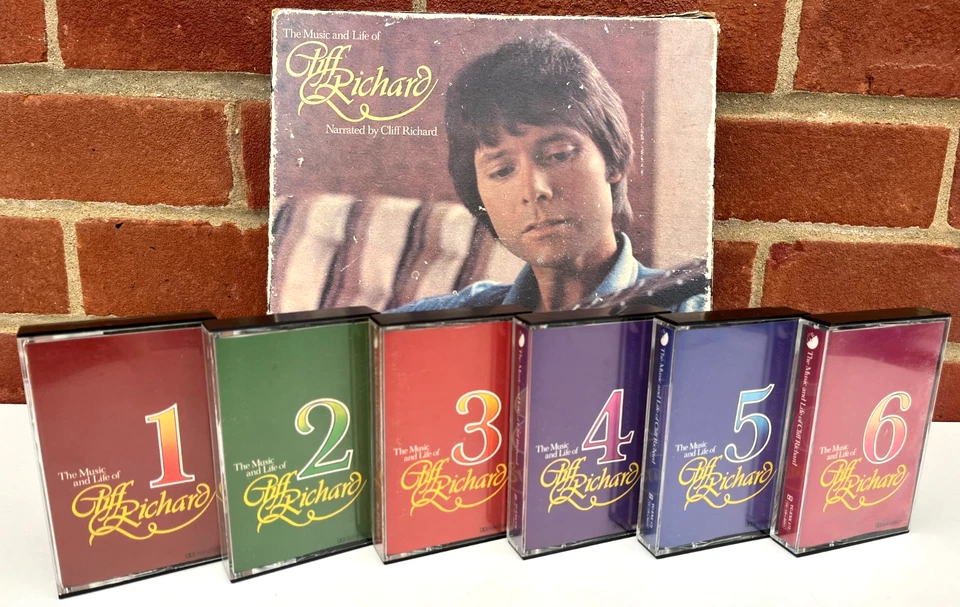 Music Cassette Tape The Music and Life of Cliff Richard Box Set of 6 Xmas gift? - Image 1 of 4