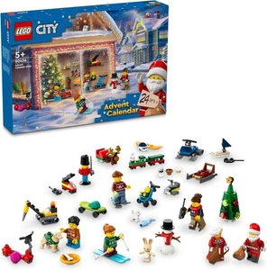 Lego City Calendario de Adviento Vacaciones Cuenta Regresiva Regalo, 24 Sorpresas, 195 Piezas - Imagen 1 de 8