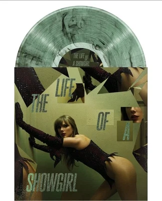 Taylor Swift The Life Of A Showgirl: The Shiny Bug WINTERGREEN ONYX Vinyl NEW  Foto 1 de 4