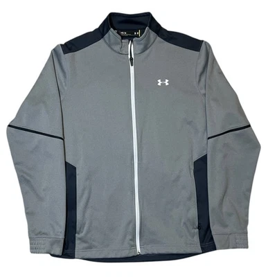 Under Armour Jacket Men’s Medium Coldgear Storm2 Swacket Softshell Full Zip Gray - Image 1 of 4