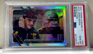 Topps Chrome Formula 1 #43 Max Verstappen Refractor 2021 PSA 10 Red Bull F1 (7828 - Imagen 1 de 3