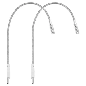 2 szt. Klawiatura Światło Atmosfera Światła USB Gęsia szyja Lampa Regulowana - Zdjęcie 1 z 12