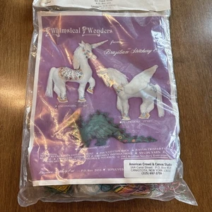 NEU 1982 BRASILIANISCHE STICKEREI "EINHORN" KIT - Bild 1 von 4