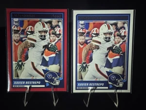 2025 Score - Xavier Restrepo #6 (RC) Red Parallel and Base (RC) 2 CARD LOT. - Bild 1 von 2