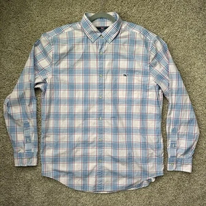 Men’s Vineyard Vines Classic Fit Tucker Shirt LongSleeve Checked RN#134578 Large - Picture 1 of 8