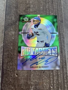 Leaf Valiant Dallas Goedert Green Holo 2018 automático/60 Big Targets radiocontrol con tarjeta automática - Imagen 1 de 2