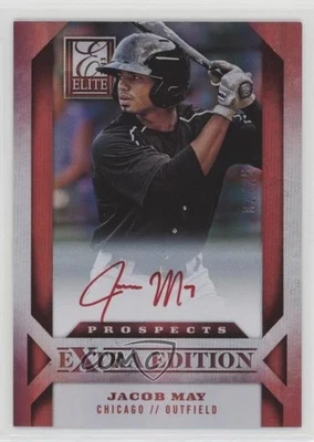 2013 Panini Elite Extra Edition Red Ink /25 Jacob May #151 Auto - Image 1 of 2