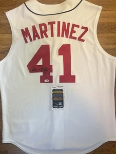 Victor Martinez signiertes AUTHENTIC MAJESTIC Trikot JSA COA Cleveland Indians - Bild 1 von 5