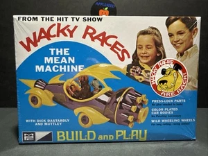 1:25 Wacky Races: Mean Machine Figures Snap MPC Model Kit Dick Dastardly Muttley - Picture 1 of 2