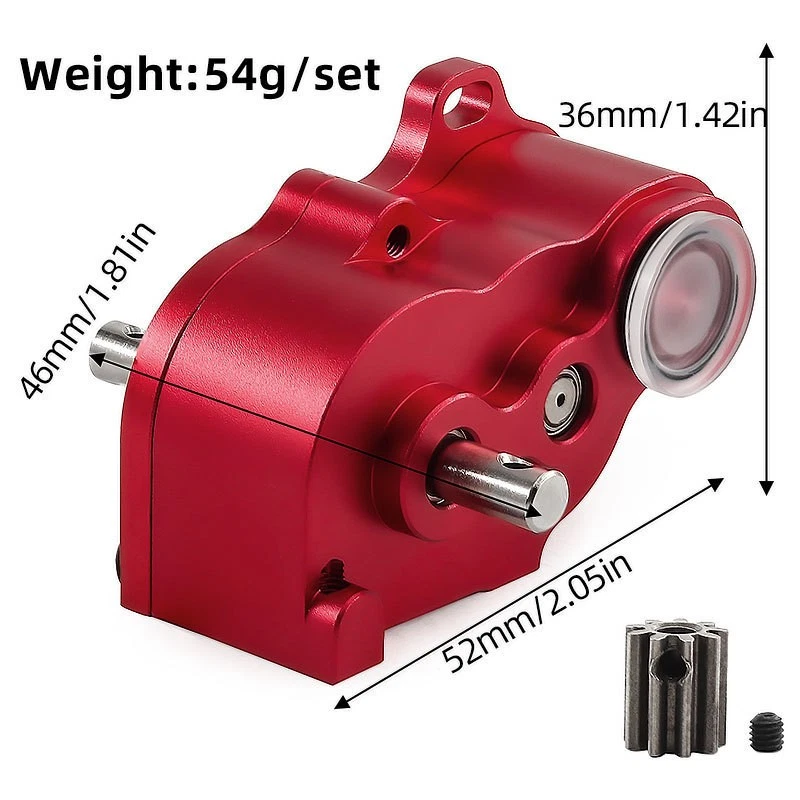 RC-Getriebe Getriebe mit niedrigem Schwerpunkt für 1/10 LCG SCX10 RC-Car - Bild 1 von 4