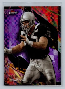2024 Finest Howie Long Purple Checkerboard Refractor #/99 #143 - Picture 1 of 2