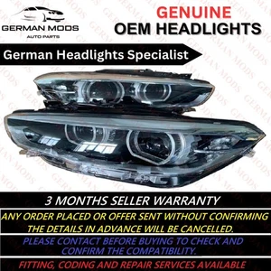 2018 BMW 1 SERIES F20 F21 LCI LED HEADLIGHT LEFT OR RIGHT SIDE GENUINE OEM - Picture 1 of 17