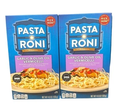 PASTA RONI - Garlic & Olive Oil Vermicelli- 2 Boxes 4.6oz Each  - Image 1 of 2