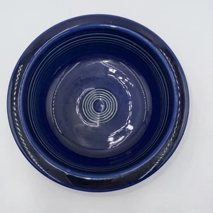 Fiesta Fiestaware Cobalt Blue Bowl Medium 6.25" Retired Homer Laughlin USA Potte - Picture 1 of 12